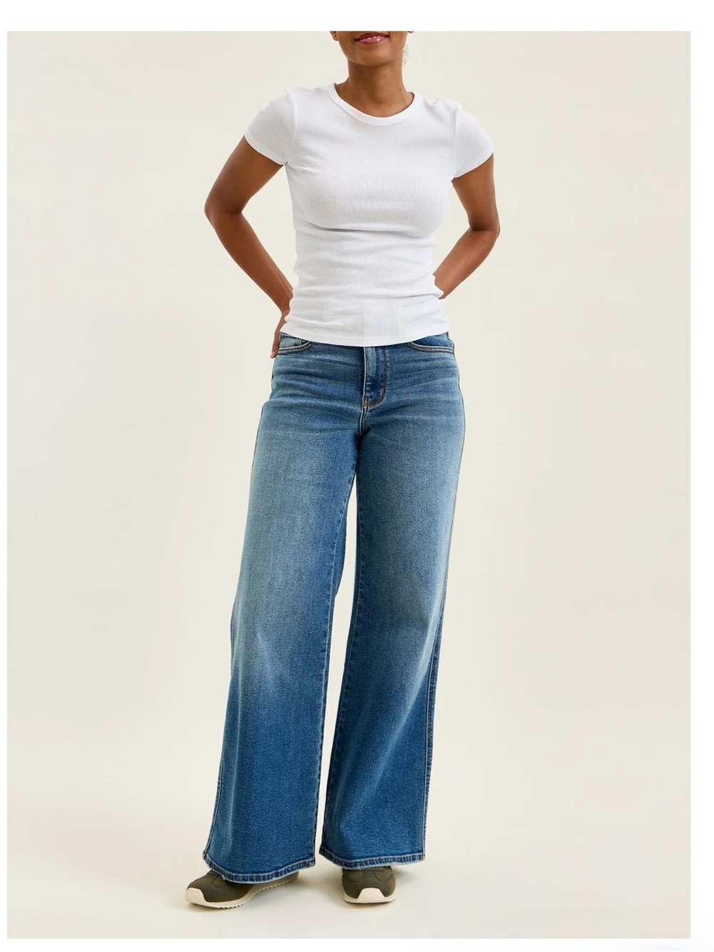 Judy Blue High Rise Retro Wide Leg Jeans
